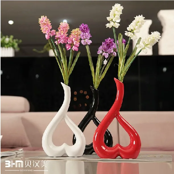 Modern home decor ceramic vase flower vases decorative ...