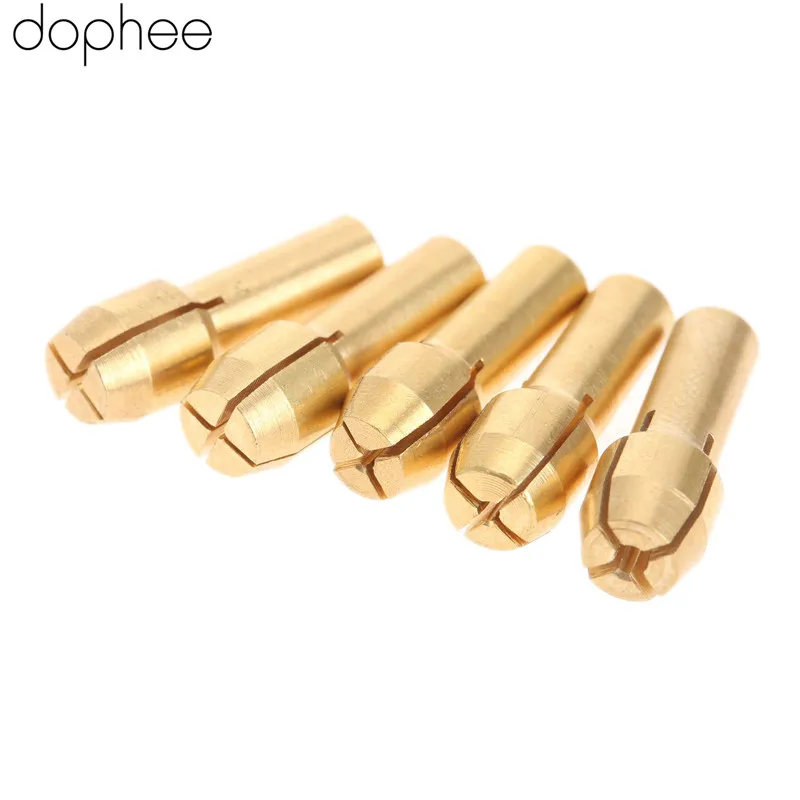 Dophee 0 5 мм 3 2 латунная Цанга Dremel мини сверлильные патроны 4 хвостовик для