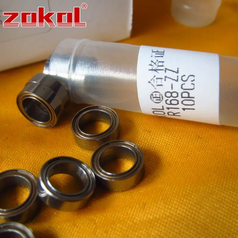ZOKOL R168ZZ подшипник R168 ZZ Миниатюрный фоторадиальный шарикоподшипник 6 35*9 525*3 175