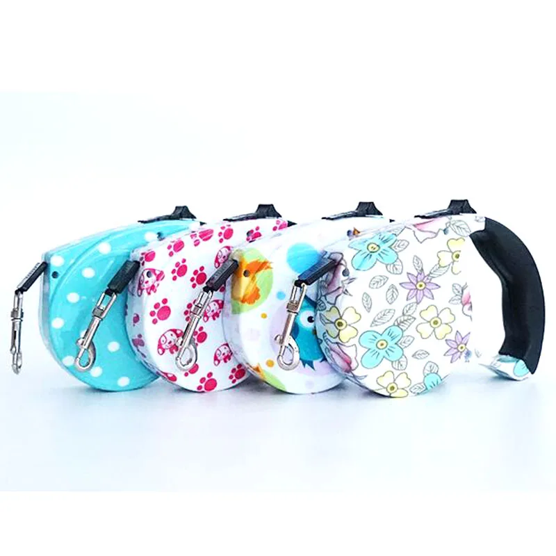 

1 Pcs Dog Leash Retractable Automatic Traction Rope ABS Nylon 5m Pet Dog Cat Puppy Walking Lead Leash For Small Medium Dog