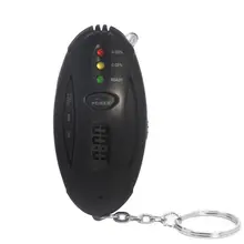 Алкотестер портативный чувствительный Тестер дыхания сигнальные огни Точный Цифровой дисплей ЖК-дисплей Удобный Легкий карман