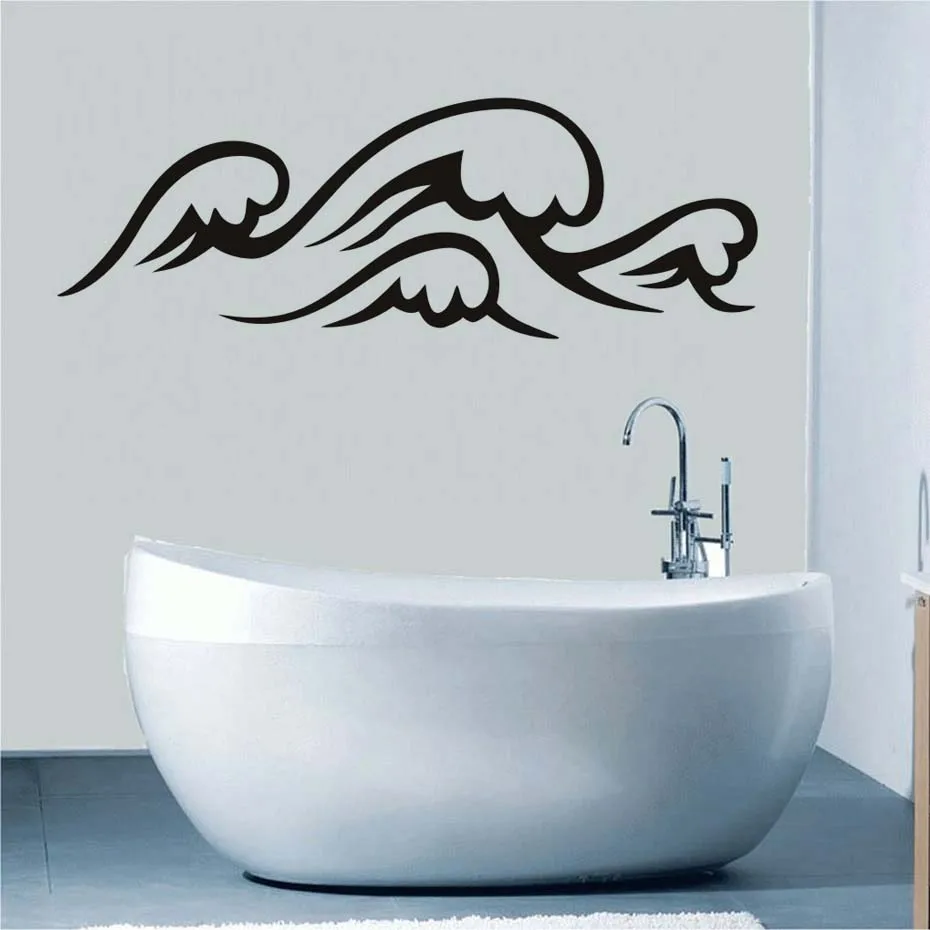 Buy Sea Ocean Waves Wall Stickers Home Art Decor Decal