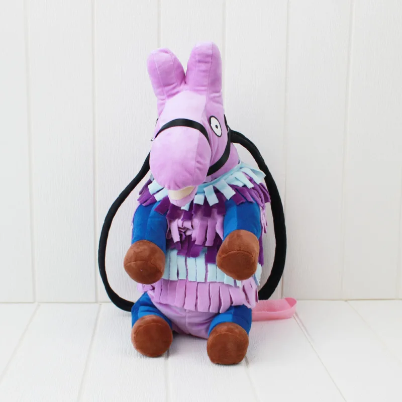 

50CM Hot Toys fortnight Plush Stuffed Llama Bagpack for Action Figure Toys for Kids Children Gifts Backpack