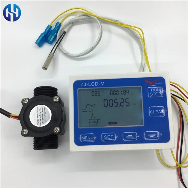 FS-300A  flow sensor ZJ-LCD-M flow meter controller (4)