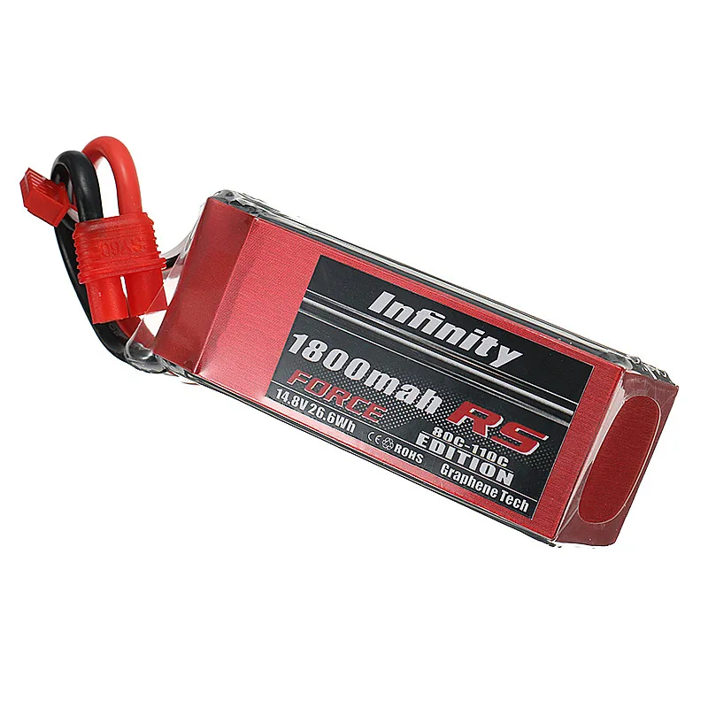Аккумулятор для Infinity 14,8 V 1800mah 4S1P 80C SY60 XT60 с разъемом RS FORCE EDITION Lipo для RC Racer Drone Quadcopter power