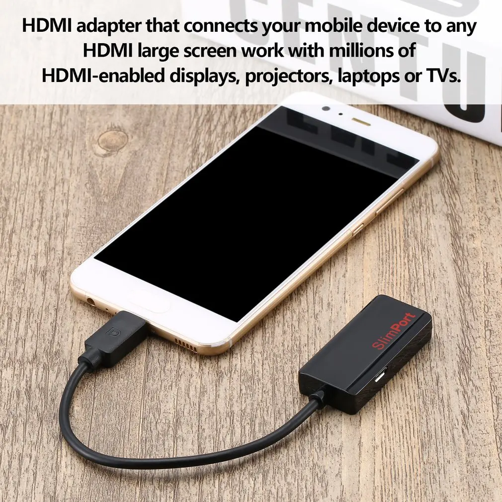 Micro USB HDMI адаптер SlimPort Micro USB 4K HDMI аудио-видео кабель для смартфонов планшетов