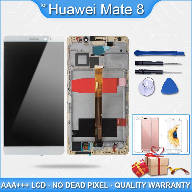 

Mobile Phone LCDs for Huawei Mate 8 LCD Touch Screen with Frame Original Repair Part LCD Display Assembly for Huawei Mate 8