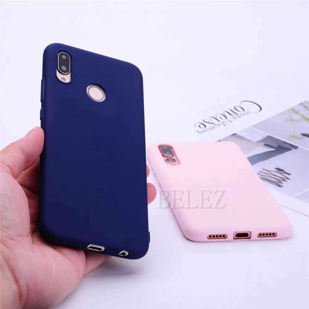 Candy Color Soft TPU Phone Case For Huawei Y9 2019 Y5 Y6 Y7 Y9 2018 Mate 20 Pro on the Honor 8C 8X Max 9 Lite Play Note 10 Cover _13