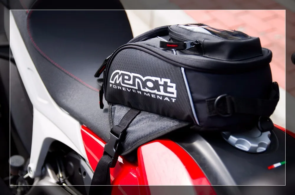 Натуральная Menat черный масла Топливные баки для мотоциклов сумка Магнитный мотоциклов на заднем сиденье сумка R1 CBR1000RR ZX-10R GSX-R1000 mb-019