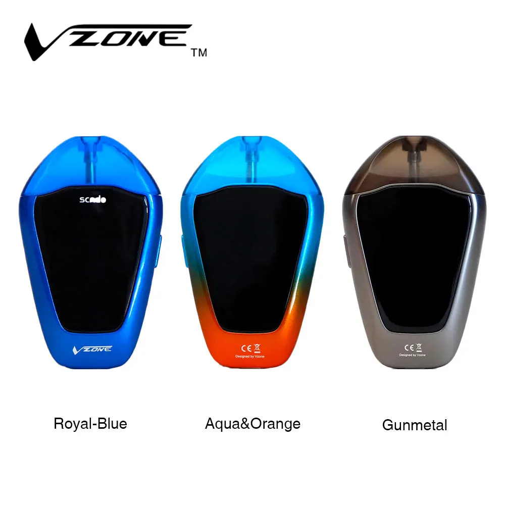 

New Original Vzone Scado Pod Kit with 500mAh Built-in Battery with 3ml/2ml Pod & 0.91 Inch OLED Display Pod Vape Kit Vs Minifit