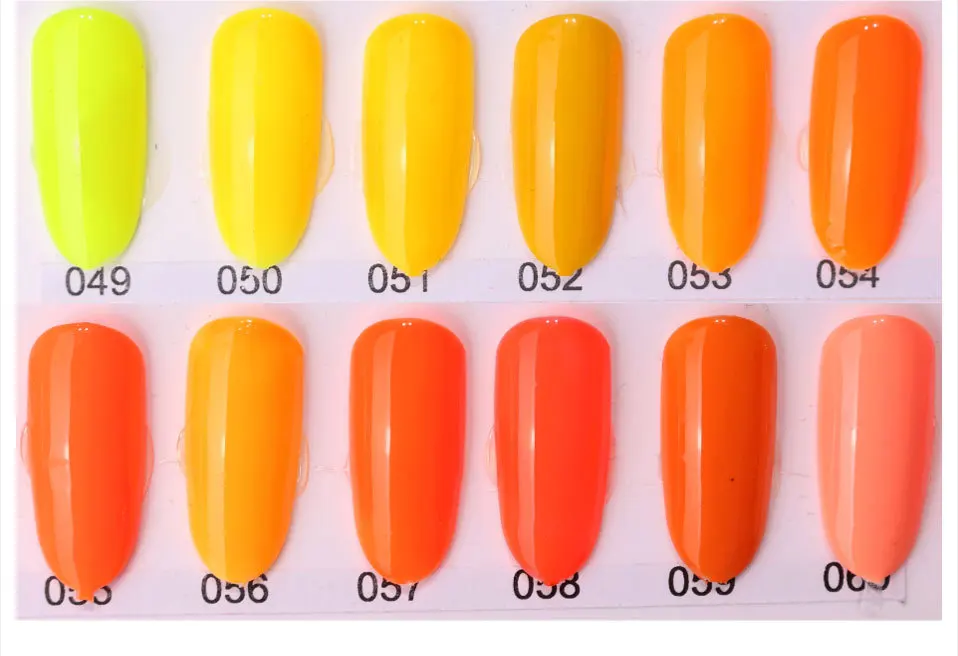Beautilux Brand 1pc Organic Neon Yellow Orange Color Gel Polish Nail Art Gel Lacquer Nails Gel Varnish Esmaltes 10ml (3)