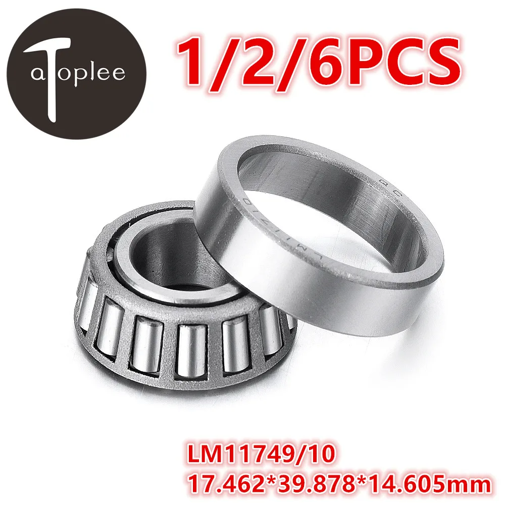 1/2/6 шт LM11749/10 конические роликовые подшипники 17 462*39 878*14 605 мм для моторов