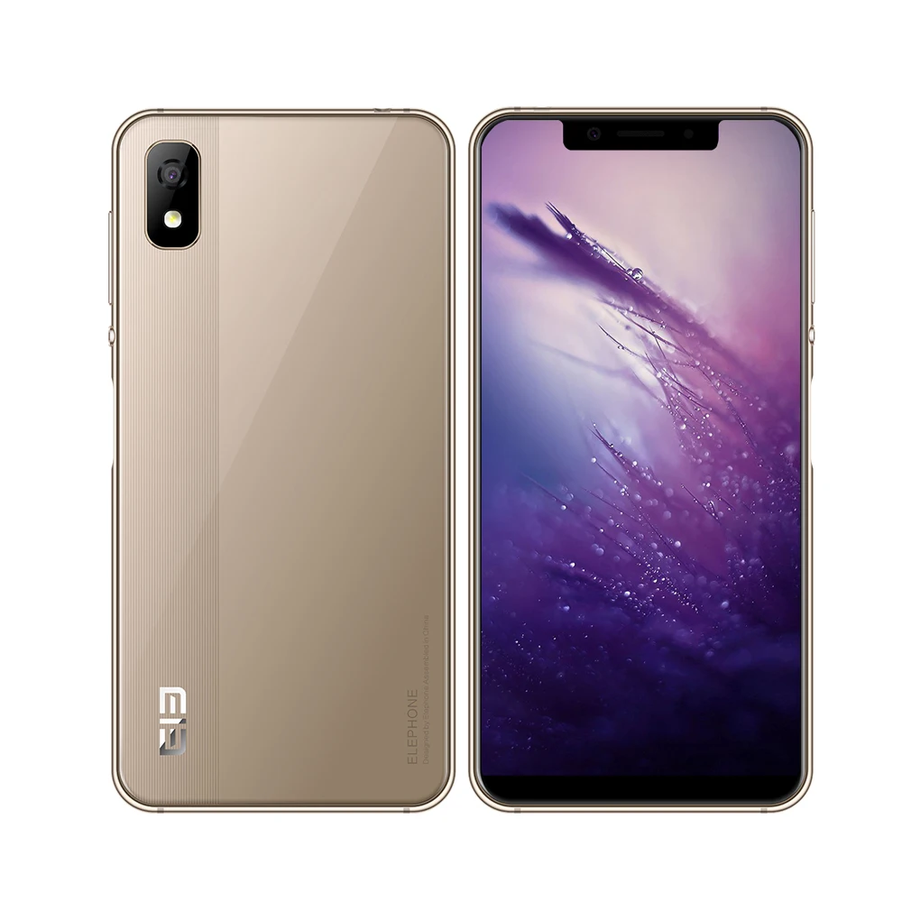 Оригинал Elephone A4 Android 8 1 смартфон 4G 5 85 ''HD 19:9 + Экран 8MP Cam MTK6739 4 ядра ГГц 3 ГБ 16