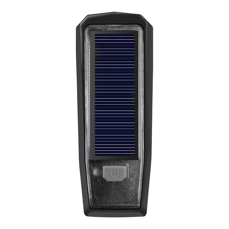 Top Rockbros Bicycle Light IPX4 Waterproof Bicycle Headlights 2000 mAh USB Solar Charging Bike Light Bike Bell 120 dB Smart Switch 2