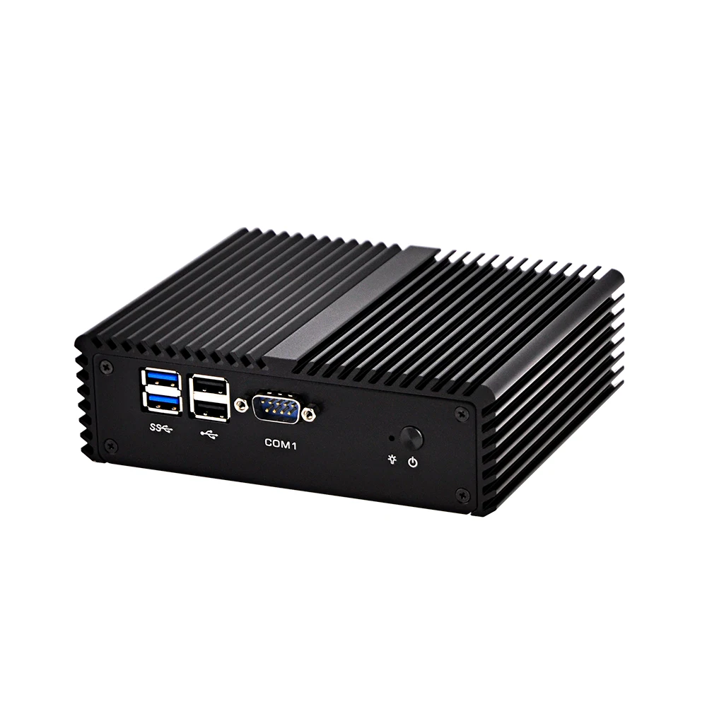 Free Shipping Mini PC Little Fanless Computer Intel Celeron with Dual Core 2 Gigabit Ethernet LAN 6 COM Small Computer K3215P