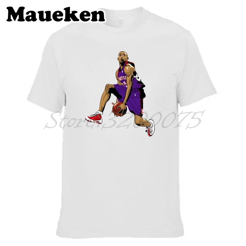 Мужская футболка Vince Carter 15 Toronto Dunk одежда King для фанатов подарок с круглым вырезом