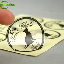 Leotrusting 1000 шт. пользовательский прозрачный ПВХ клей наклейки с принтом по индивидуальному заказу приглашение на празднование свадьбы подарок на день рождения наклейки