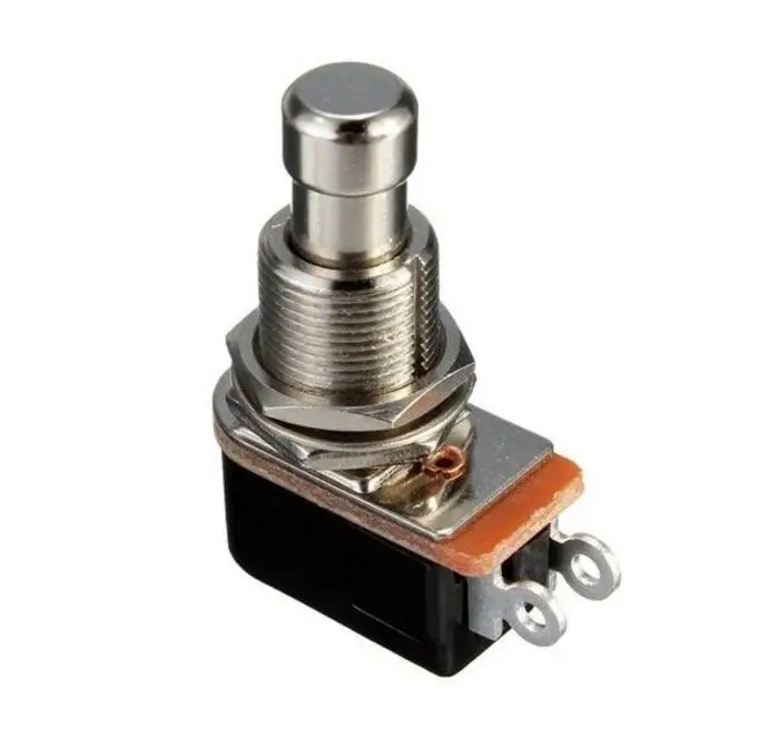 

Free shipping 1pc SPST Momentary Soft Touch Push Button Stomp Foot Pedal Electric Guitar Switch
