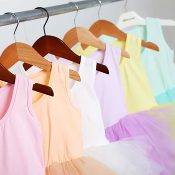 

Children Ballet Tutu Pink White Purple Dress Slim Dance Clothes Girls Princess Dress For Kids Sleeveless Ball Gown Mini dress