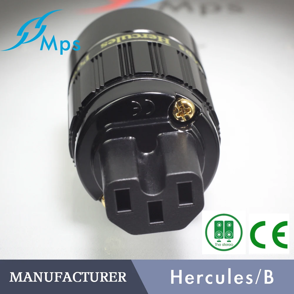 Hi Fi MPS Hercules W шнур питания C13 Штекерный Соединитель 24 К позолоченный женский разъем