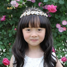 TOPQUEEN HP156 Свадебные украшения для волос с жемчугом Хрустальное оголовье для новобрачных Бисероплетение свадебная повязка жемчужная свадебная корона