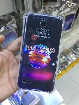 

50pcs/lot For LG K8 2018 Anti-shockproof Soft TPU Clear Transparent Back Case Cover For LG K8 2018