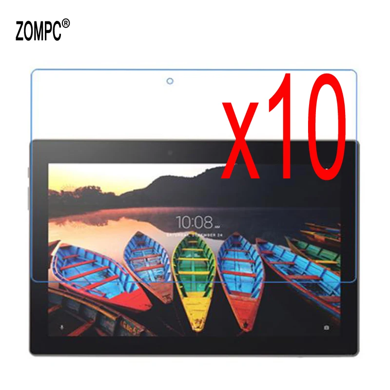 

10x Clear Films + 10x Clean Cloth , LCD Screen Protector Protective Film Guards For Lenovo TAB 3 10.1 TB3-X70F X70N X70L X70W
