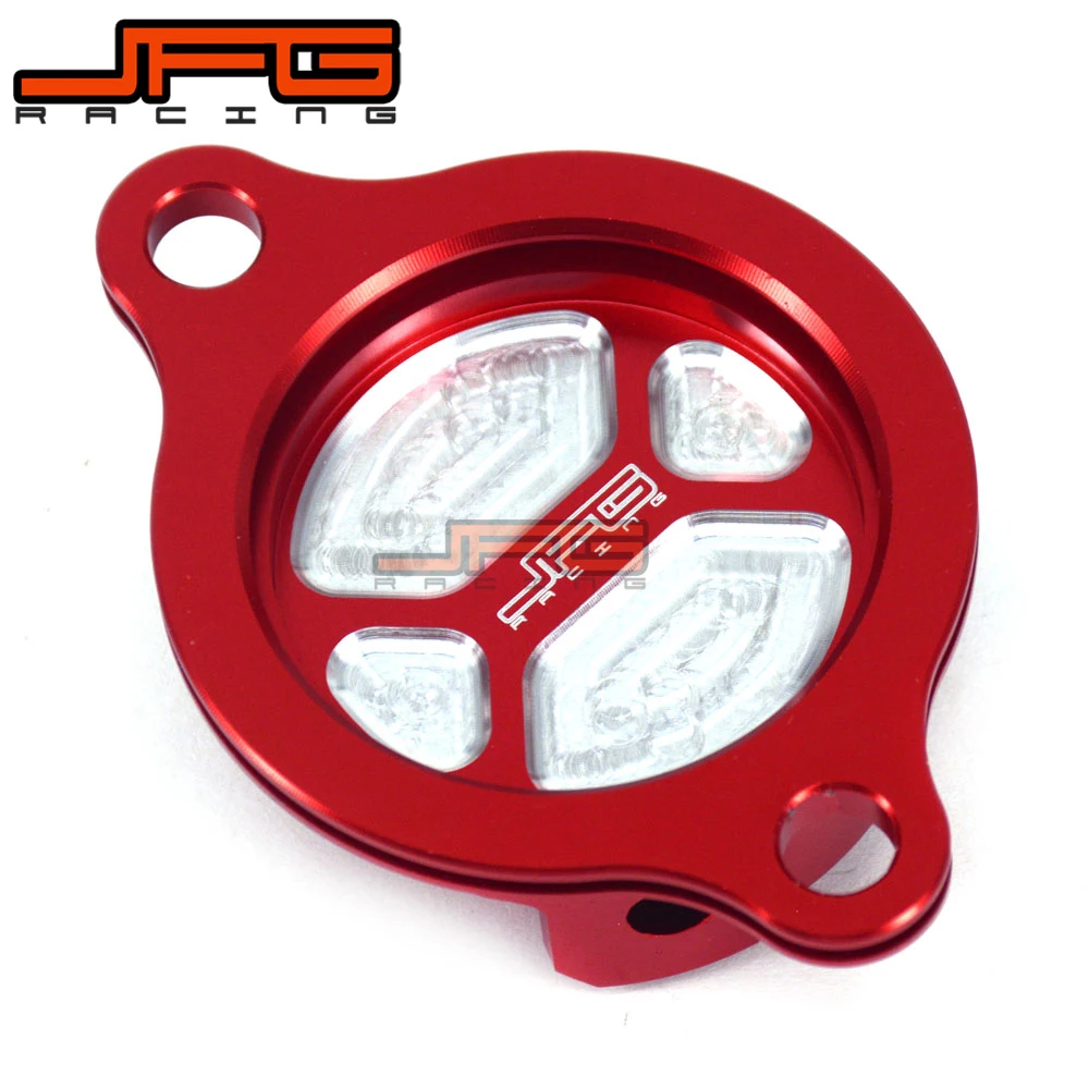 JFG ЧПУ Заготовка Масляный Фильтр Крышка для HONDA CRF250R CRF 250R 2010 2011 2012 2013 Байк внедорожный мотокросс