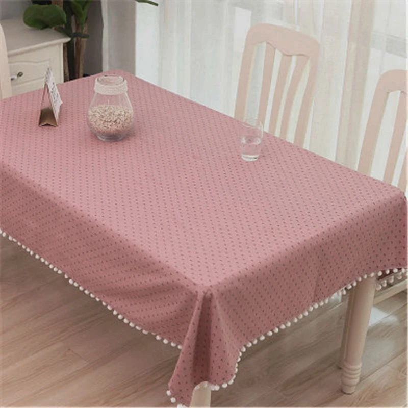 

Table Cover Waterproof Linen Japan Style Rectangular Tablecloth Oilproof Anti-Scalding For Table Wedding Party Home Textile