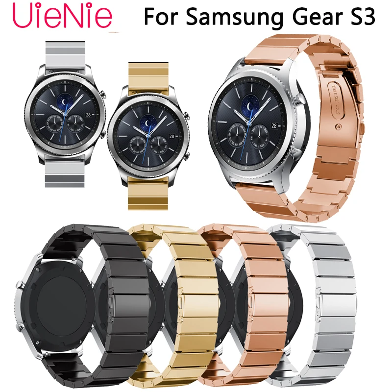 Ремешок для часов из нержавеющей стали Samsung gear S3 классический металлический