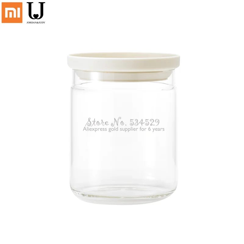 Glass Food Storage Bottle  Sealed Grains Nuts Tank Can Kitchen Sorting   Box Container  Against Moisture