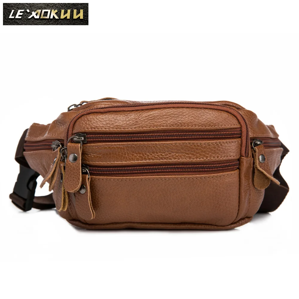 Модные Качественные кожа мужской Crossbody слинг мешок дизайн Повседневное дорожная ячейка чехол для телефона мешок путешествия Фанни Талии мужская сумка-пояс 004