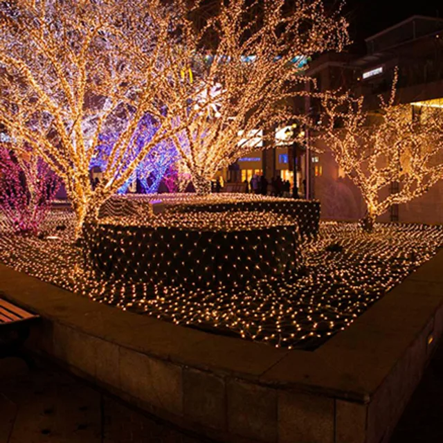Free Shipping 4MX6M 672 LED Large Net Light Mesh Fishing Fairy Free Shipping 4MX6M 672 LED Large Net Light Mesh Fishing Fairy Outdoor String Lighting Twinkle Clear - Free Shipping 4MX6M 672 LED Large Net Light Mesh Fishing Fairy