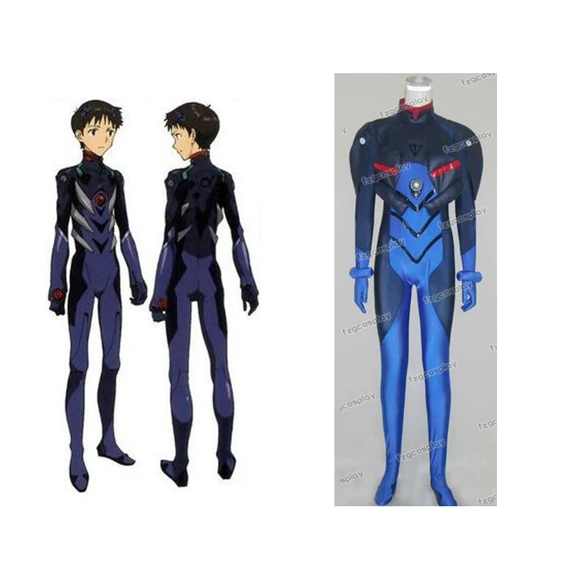 

2016 Neon Genesis Evangelion EVA Nagisa Kaworu Cosplay Costume Men's Jumpsuit