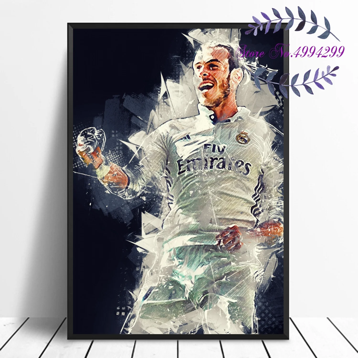 

Gareth Bale Poster And Prints Wall Canvas Painting Art Wall Pictures Home Decor