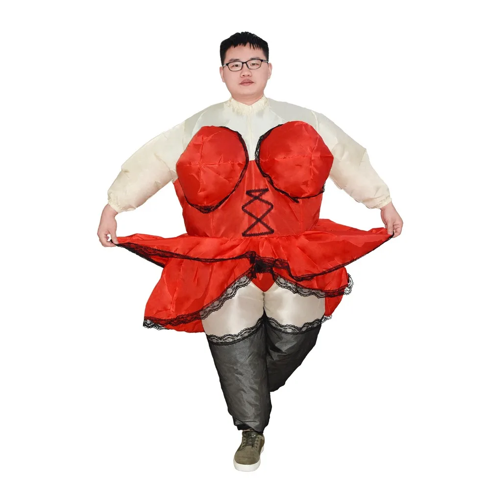 Надувной костюм танцора костюмы на Хэллоуин для мужчин сексуальные танцы девушка косплей надувной костюм вечерние маскарадный реквизит