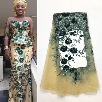 

Wine Color High Quality Nigerian Lace Fabrics for Wedding 2018 Latest African French Lace Fabric with Beads and Stones