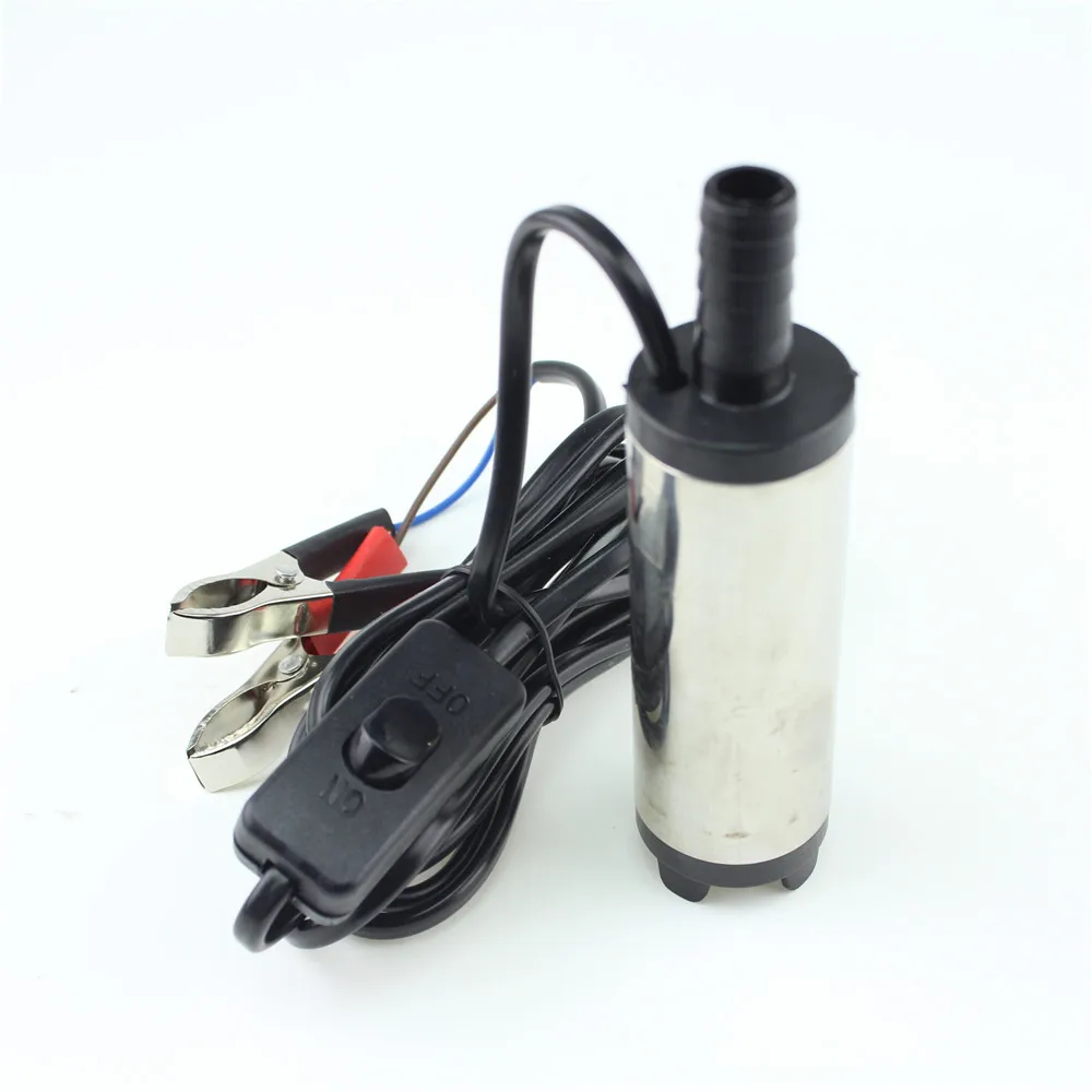 Bomba de Transferência de Óleo Combustível de Água Carro de Acampamento do Petróleo Bomba Elétrica Mini Diesel Truck Boat Submergível Inoxidável 38mm Dc12v 6 Cheap Filtros de óleo