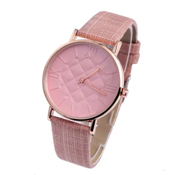 

2020 Pass Hot Style Popular Super-thin Grid Watch Fashion Roman Couples In Multicolor Surface Simple Joker Wrist