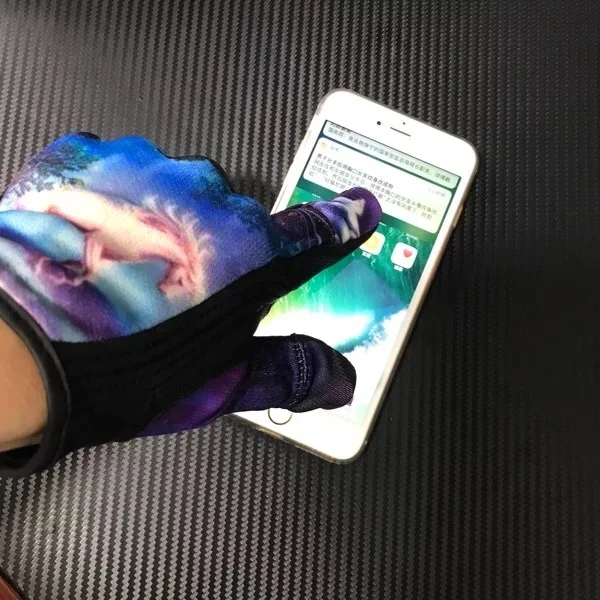 unicorn  leather mesh protector glove touch screen MOTOMASTR 7