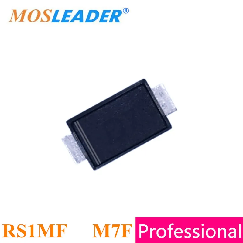 Mosleader FR107 RS1M 1N4007F 1N4007 M7 SMAF 3000 шт. тонкий чем SMA 1A 1KV 1000V Китайский Высокое качество |