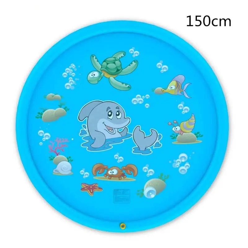 Sprinkle& Splash Play Mat Toy For Outdoor Swimming Beach Lawn Inflatable Sprinkler Pad Baby Children Kids - Цвет: 2