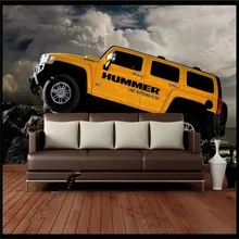 3D задний фон с изображением машинки настенная живопись Профессиональный на заказ высокого класса Фреска Фабрика, обои Фотообои