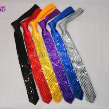 Мужской многоцветный Золотой/Серебряный/фиолетовый/синий/розовый/красный/черный смокинг блестки галстук-бабочка сценическое представление