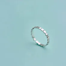 Hexagon Geometry Rings /simple Silver Jewelry / Honeycomb Shape Ring Women Accessories 2017 / Fashion