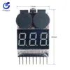 Digital 2 IN1 Low Buzzer Alarm 1S-8S 1-8S Lipo/Li-ion/Fe RC Boat Battery Voltage Meter Monitor Tester for Helicopter Battery ► Photo 2/6