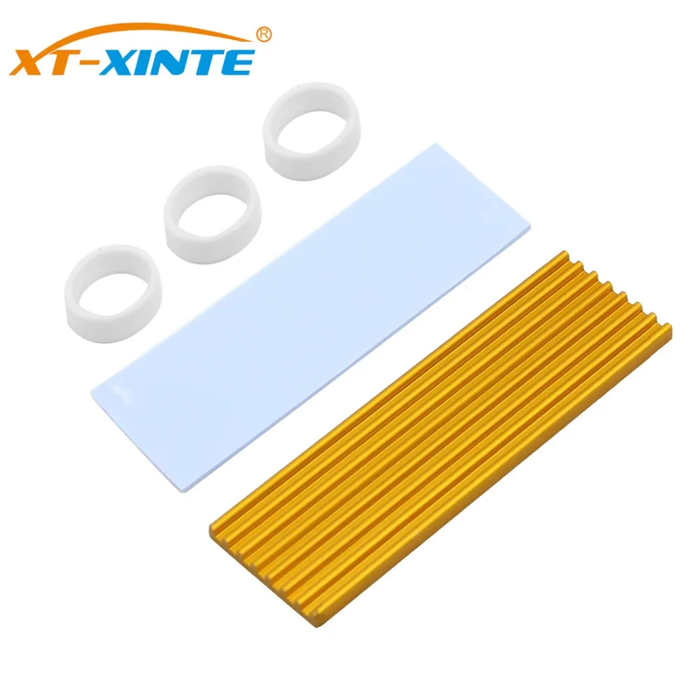 Aluminum M.2 Hard Disk Heatsink Heat Dissipation Radiator Cooling Silicon Therma Pads Cooler for NGFF NVME M2 2280 PCI E SSD|Fans & Cooling| - AliExpress