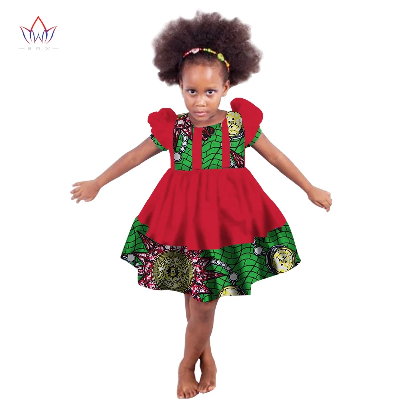 African girl Clothing kids dashiki Traditional cotton Dresses Matching