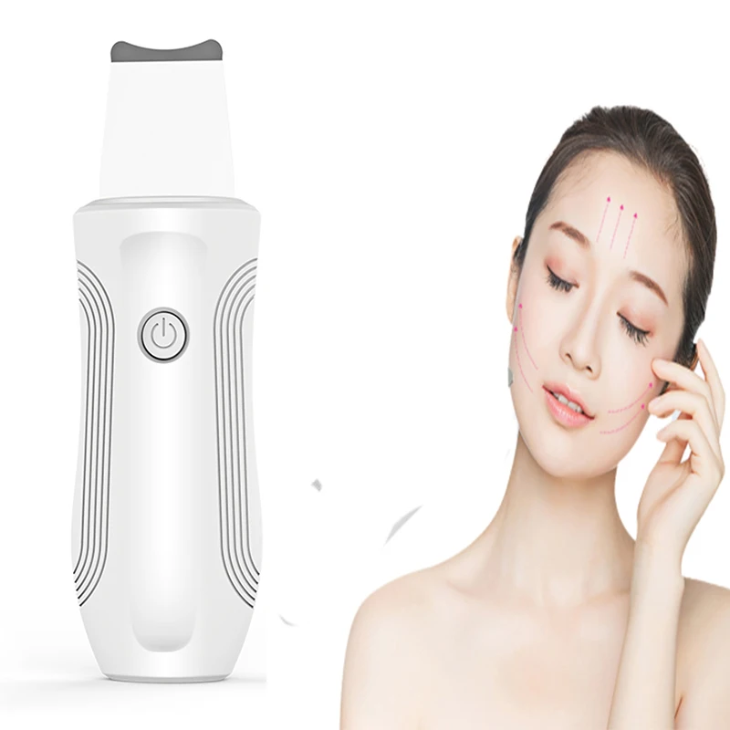 

Ultrasonic Deep Face Cleaning Machine Skin Scrubber Remove Dirt Blackhead Reduce Wrinkles and spots Facial Whitening Lifting