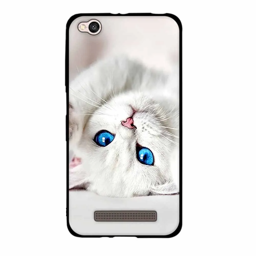 Case For Xiaomi Redmi 4A Case Silicon Back Cover Soft TPU Capa Funda Coque Shell Bumper Cat Cartoon Mobile Phone Case Protective